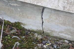 crack in foundation wall