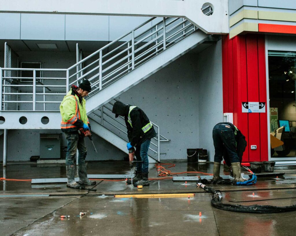 science world concrete repair