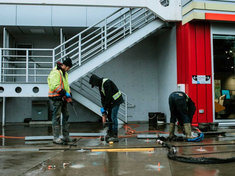 science world concrete repair