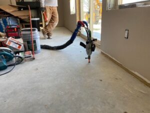 How to level a concrete floor polylevel