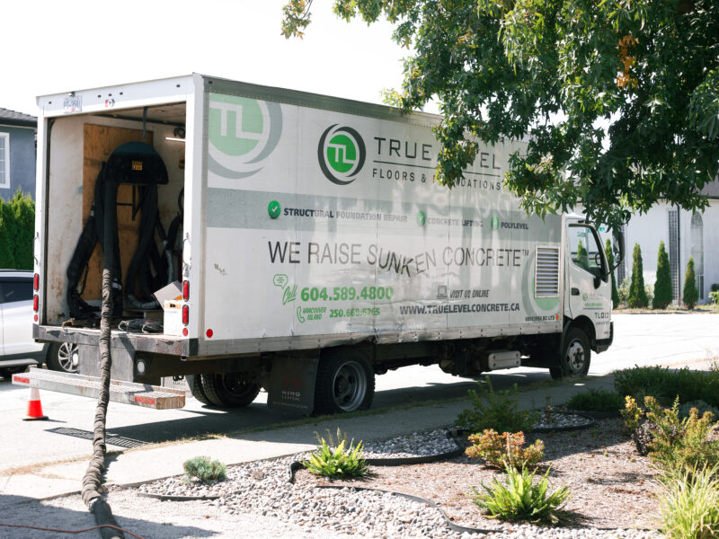 tlc truck at richmond foundation repair