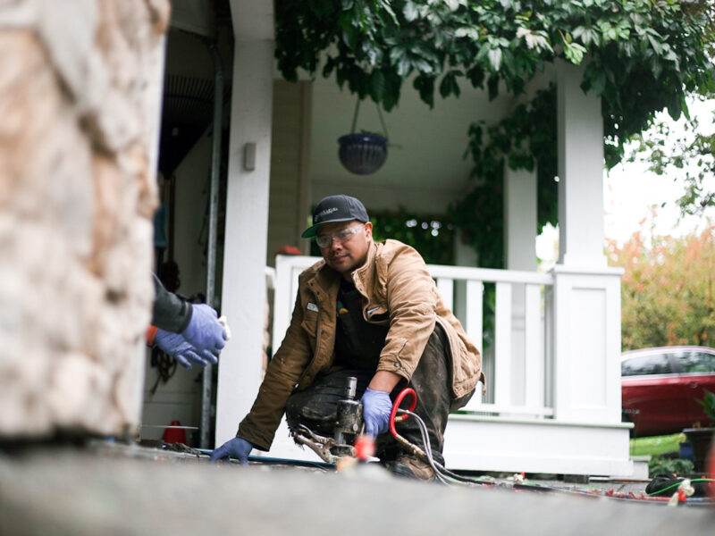 sunken concrete driveway repair