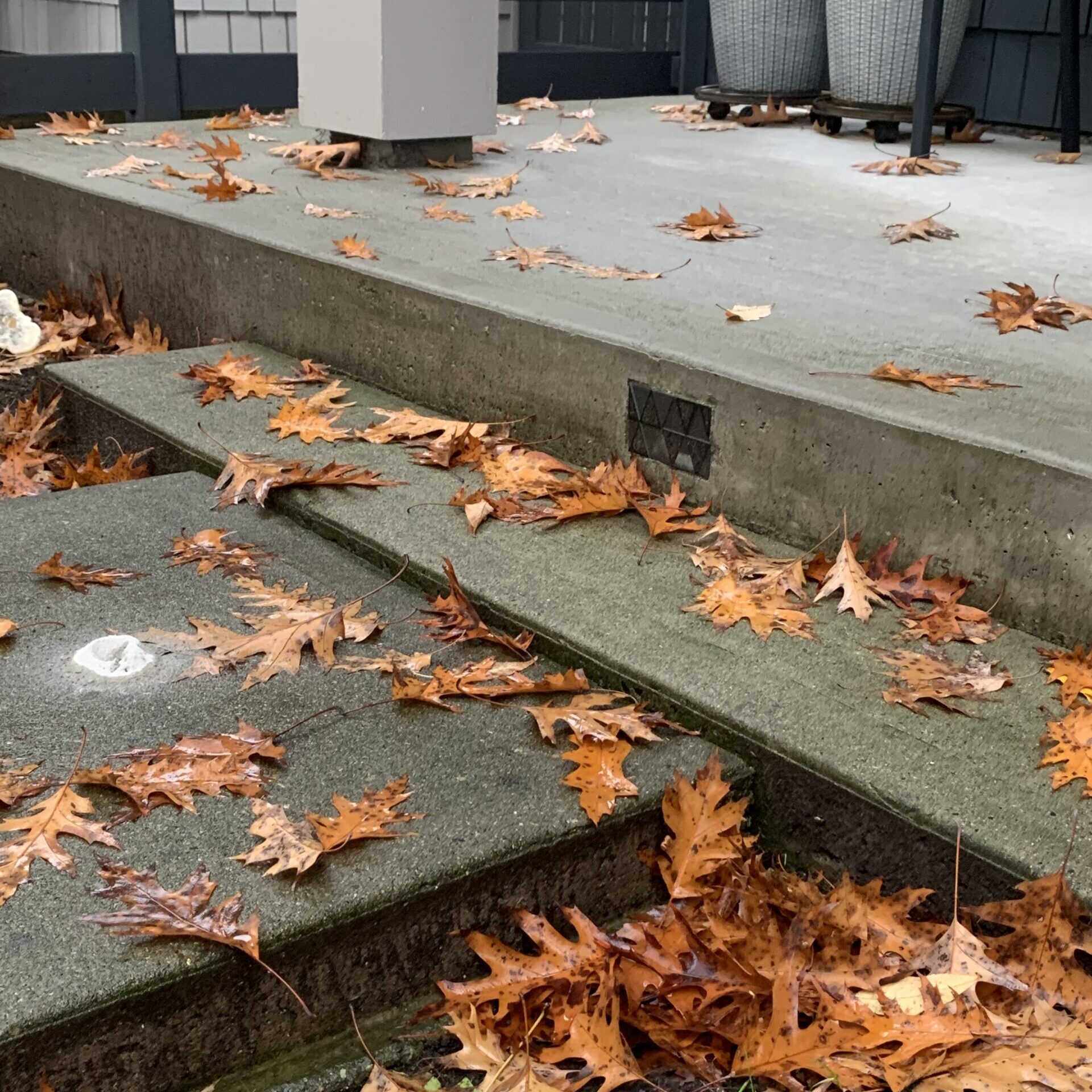 walkway gap sunken concrete