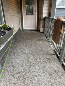 concrete front porch settlement