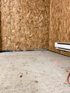 barn floor in lower mainland concrete repair floor lift before